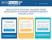 Tablet Screenshot of motorpartner.it